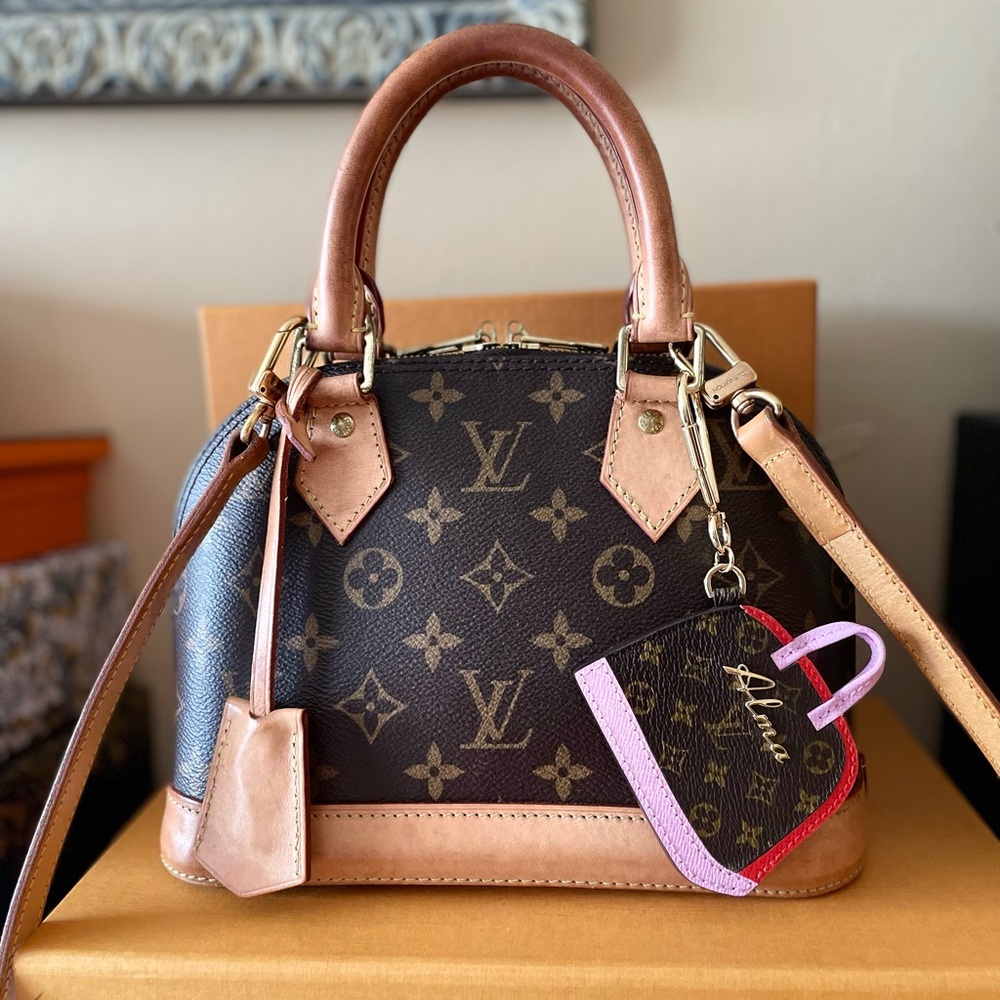 Louis Vuitton Alma Bb brown monogram top handle bag - Picture 5 of 16